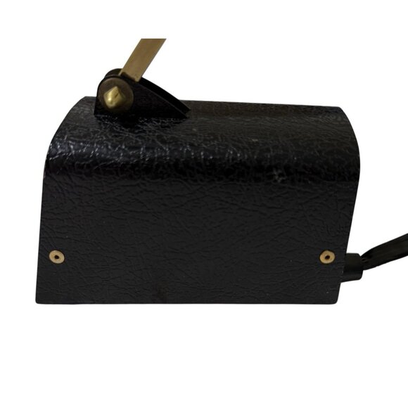 Dazor Adjustable Desk Lamp Black Small MCM 60's Works Hi/Low Setting Vintage - Picture 4 of 11